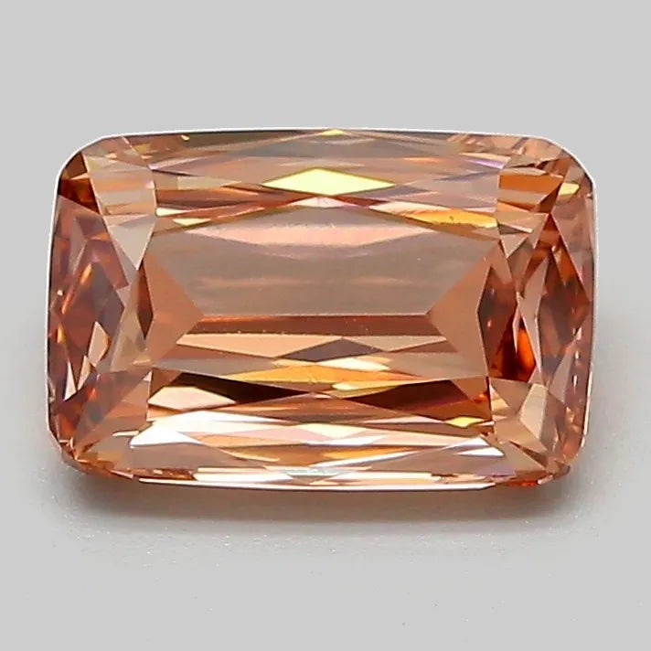 1.55ct Cushion modified Lab Grown Diamond (Colour Fancy Brown, Clarity VS1, IGI Certified)