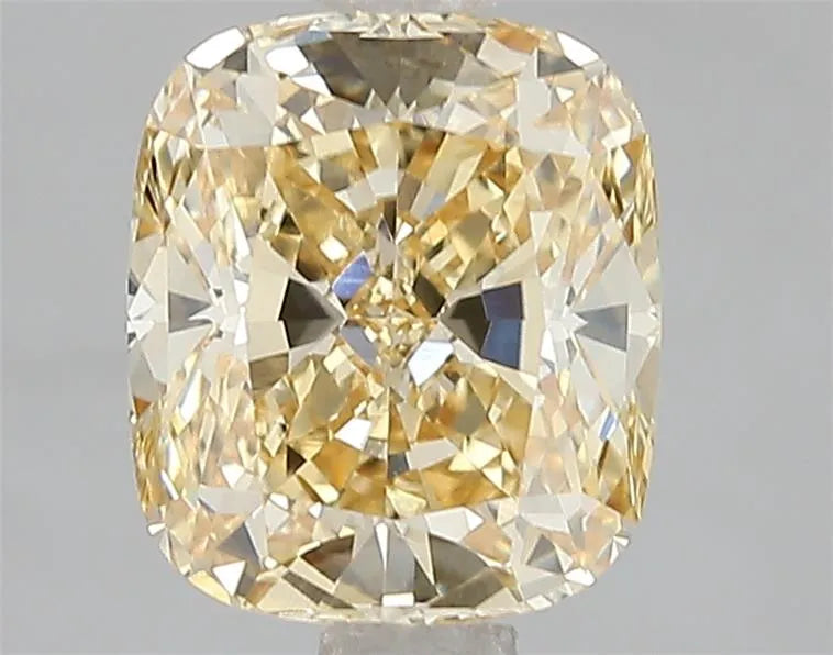2.02ct Cushion modified Lab Grown Diamond (Colour Fancy Intense Yellow, Clarity VS1, IGI Certified)