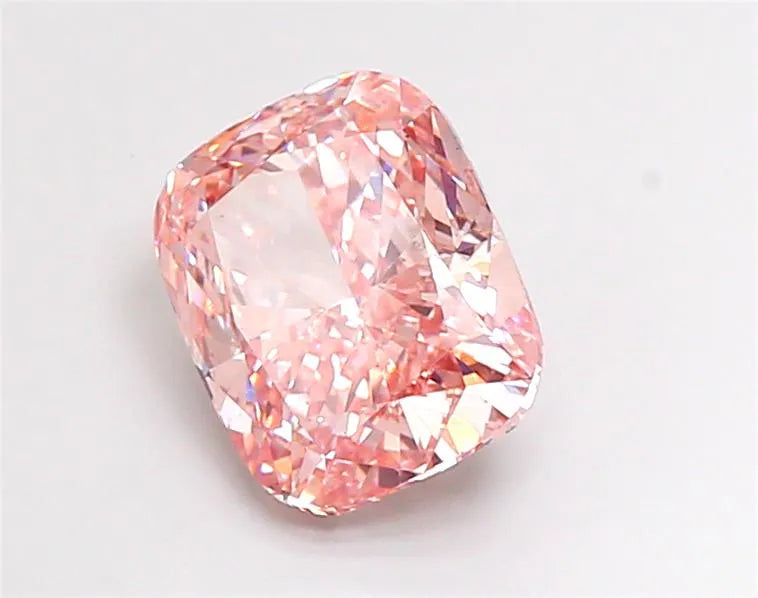 5.58ct Cushion modified Lab Grown Diamond (Colour Fancy Intense Pink, Clarity VS2, IGI Certified)