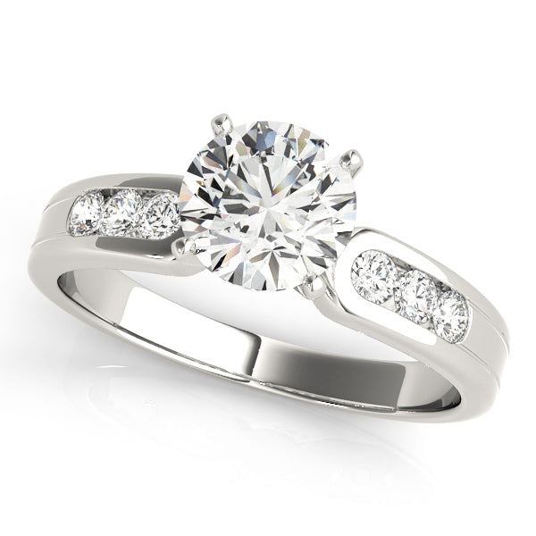 Channel-Set Diamond Engagement Ring (1/5 ct. tw.)