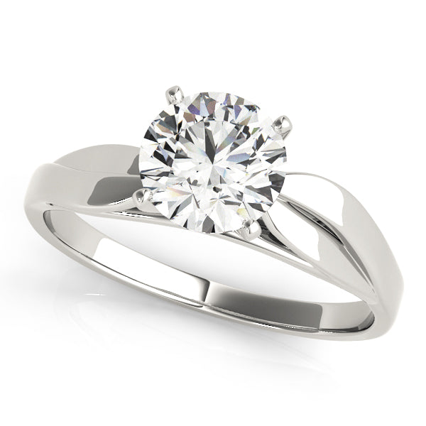 Classic Split-Shank Solitaire Engagement Ring