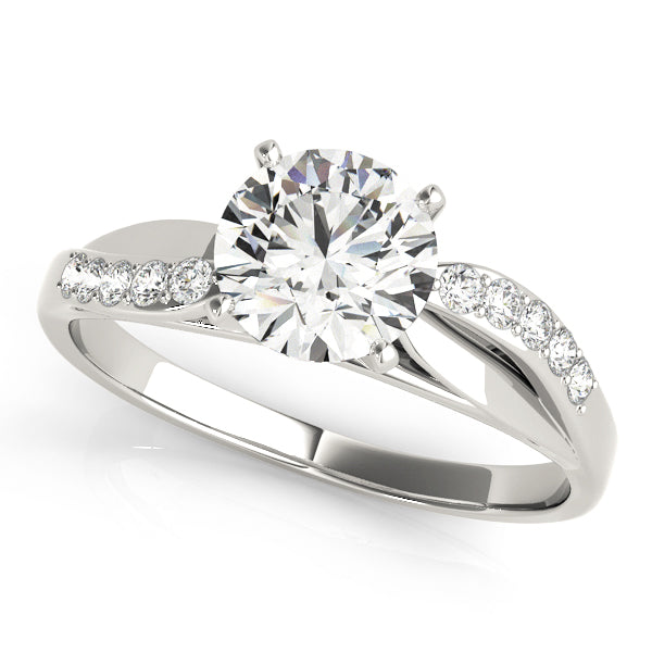 Classic Split Shank Diamond Engagement Ring (1/10 ct. tw.)