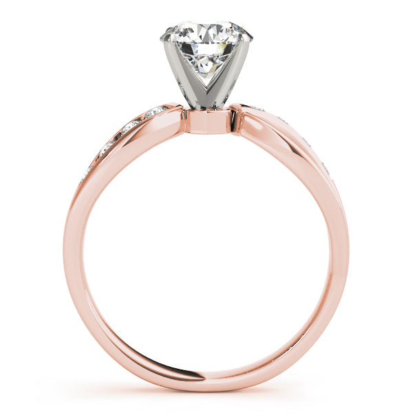 Channel-Set Split Shank Diamond Engagement Ring (1/8 ct. tw.)