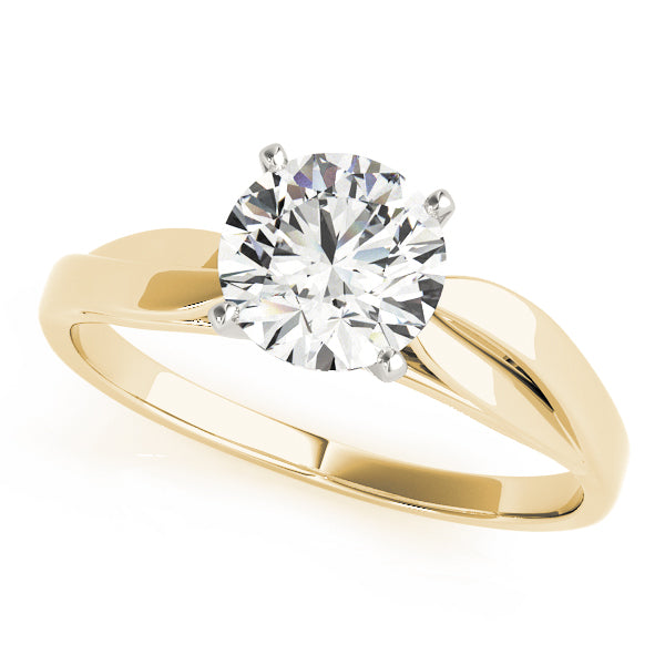 Classic Four-Prong Solitaire Diamond Engagement Ring