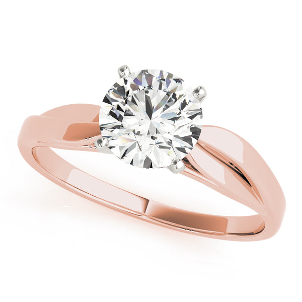 Classic Four-Prong Solitaire Diamond Engagement Ring