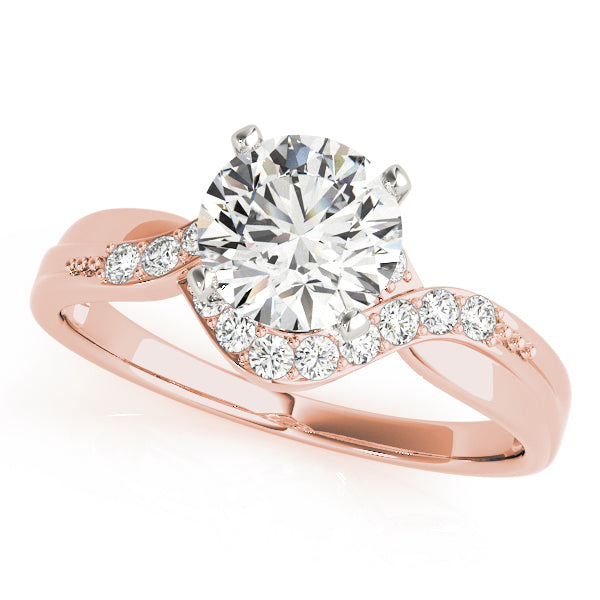 Twist Diamond Engagement Ring (1/6 ct. tw.)