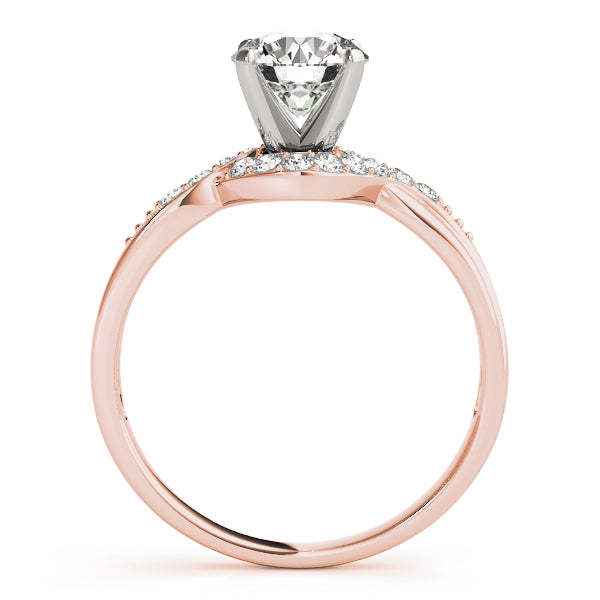 Twist Diamond Engagement Ring (1/6 ct. tw.)