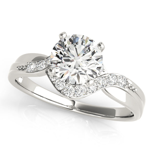 Twist Diamond Engagement Ring (1/6 ct. tw.)
