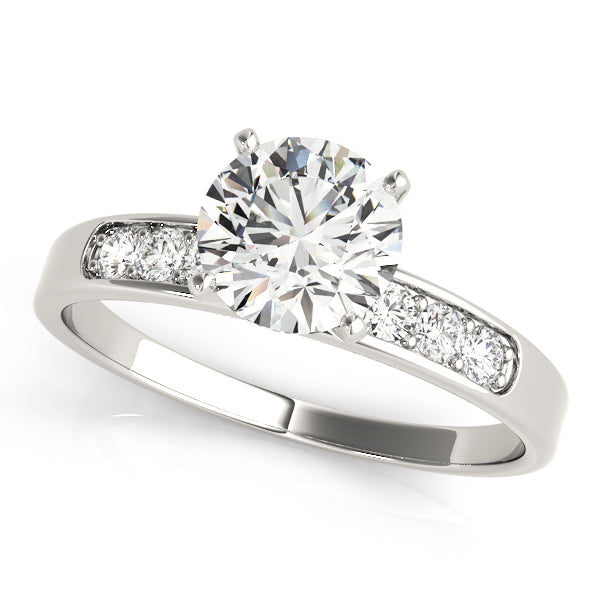 Channel-Set Diamond Engagement Ring (1/5 ct. tw.)