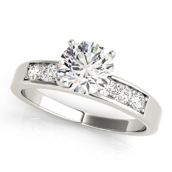 Channel-Set Diamond Engagement Ring (1/3 ct. tw.)