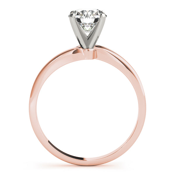 Classic Four-Prong Solitaire Diamond Engagement Ring
