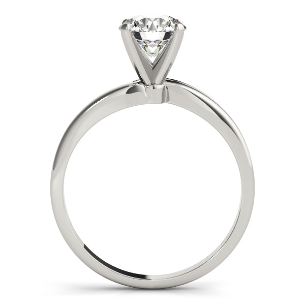 Classic Four-Prong Solitaire Diamond Engagement Ring