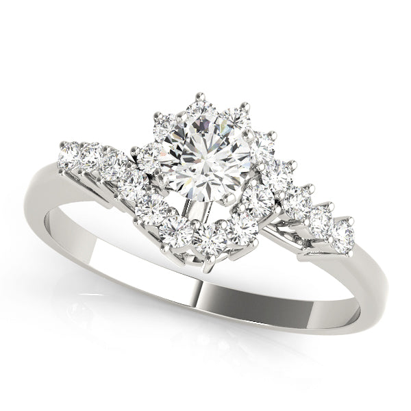 Radiant Halo Diamond Engagement Ring (1/5 ct. tw.)
