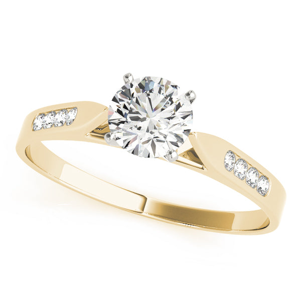 Channel-Set Diamond Engagement Ring (1/20 ct. tw.)