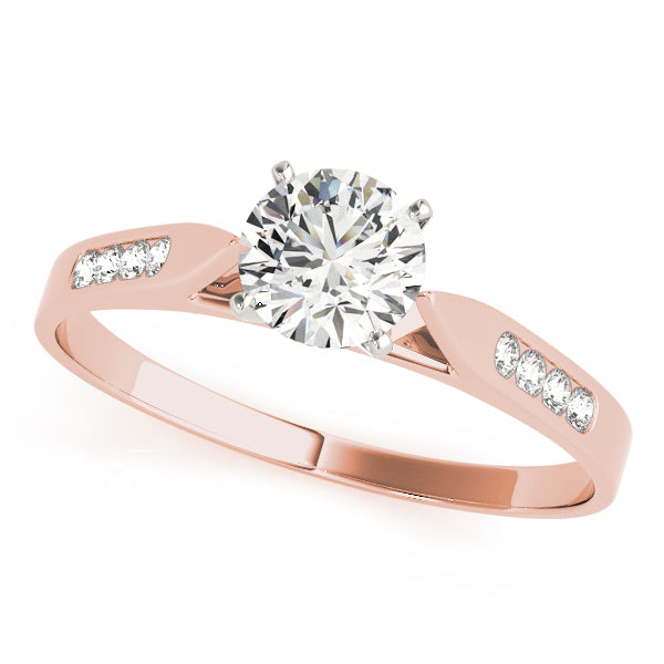 Channel-Set Diamond Engagement Ring (1/20 ct. tw.)