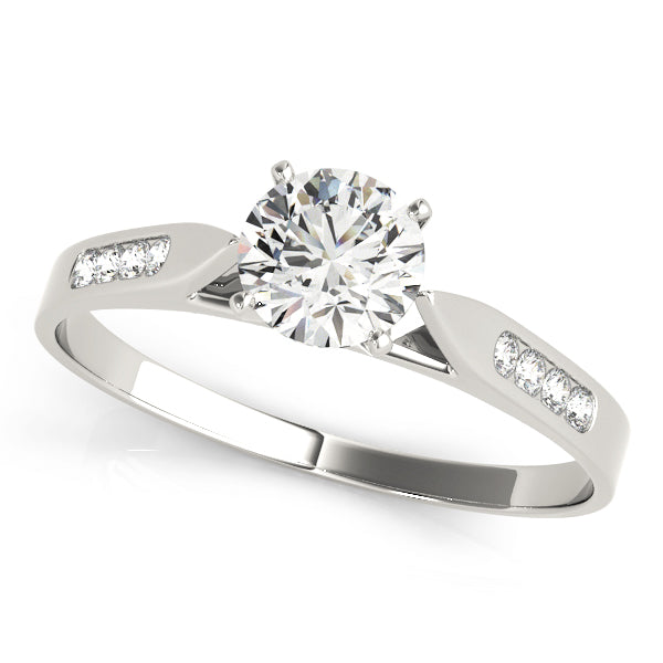 Channel-Set Diamond Engagement Ring (1/20 ct. tw.)