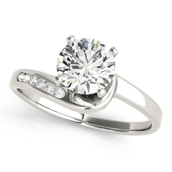 Bypass Diamond Engagement Ring (1/20 ct. tw.)