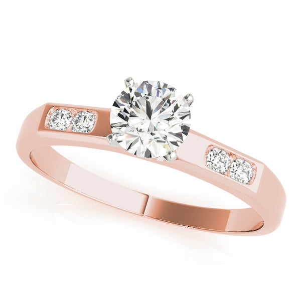 Channel-Set Diamond Engagement Ring (1/10 ct. tw.)