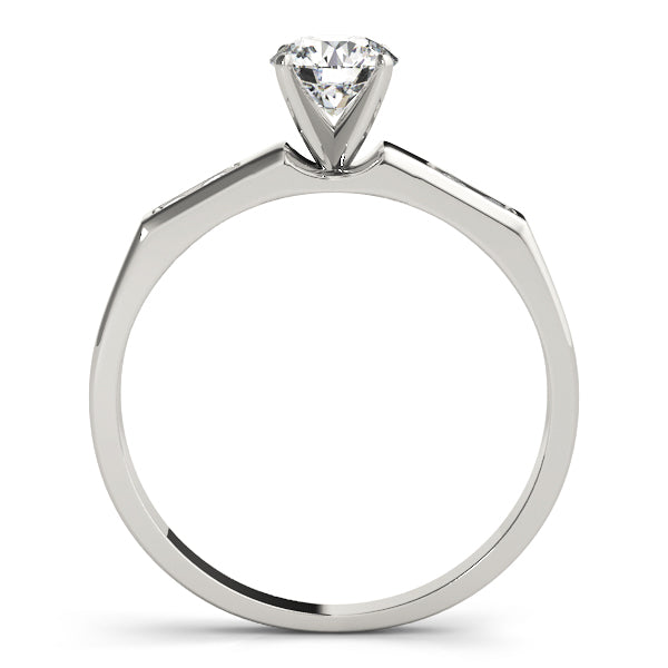 Channel-Set Diamond Engagement Ring (1/10 ct. tw.)