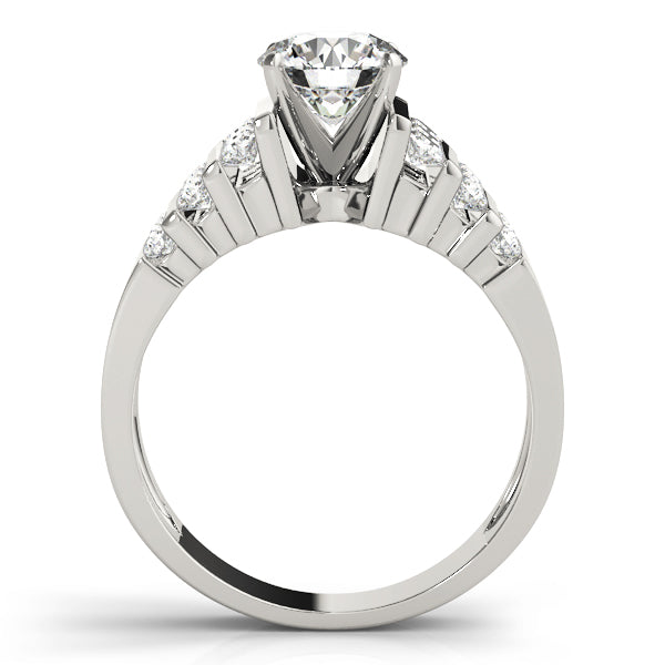 Architectural Channel-Set Diamond Engagement Ring (1/2 ct. tw.)