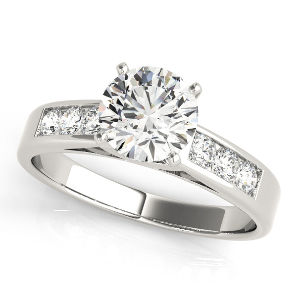 Channel-Set Diamond Engagement Ring (1/3 ct. tw.)