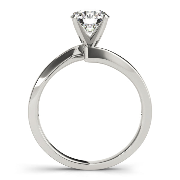 Modern Split-Shank Solitaire Engagement Ring