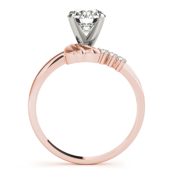 Bypass Twist Diamond Engagement Ring (1/20 ct. tw.)