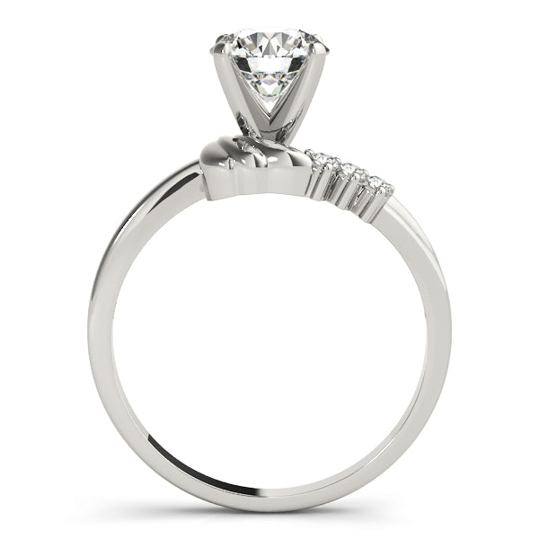 Bypass Twist Diamond Engagement Ring (1/20 ct. tw.)