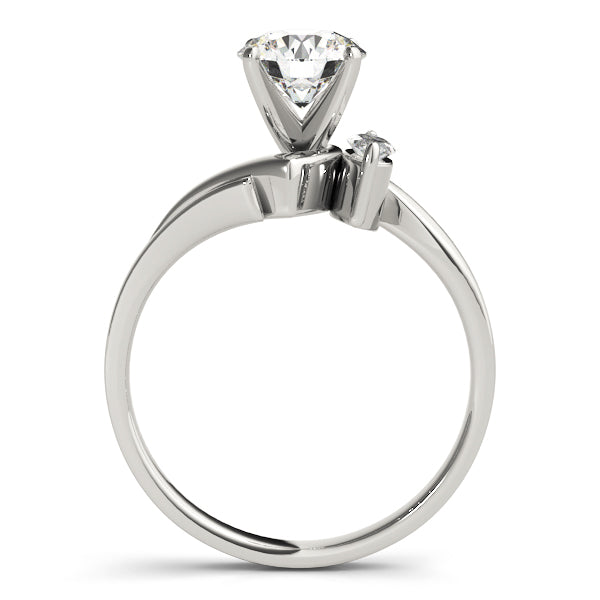 Bypass Twist Diamond Engagement Ring (1/20 ct. tw.)