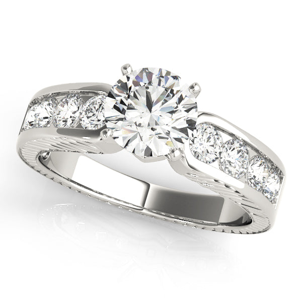 Channel-Set Diamond Engagement Ring (3/4 ct. tw.)