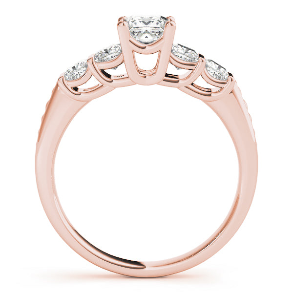 Channel-Set Princess-Cut Diamond Engagement Ring (1/2 ct. tw.)