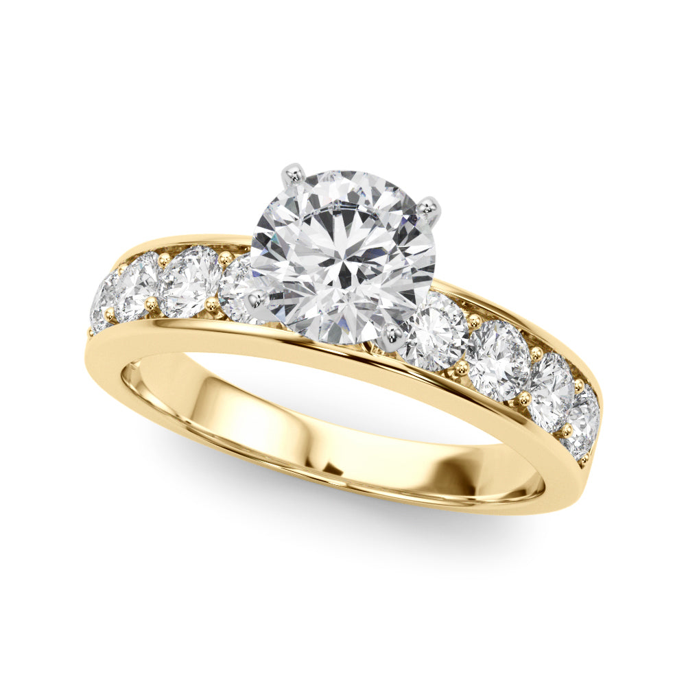 Channel-Set Diamond Engagement Ring (7/8 ct. tw.)