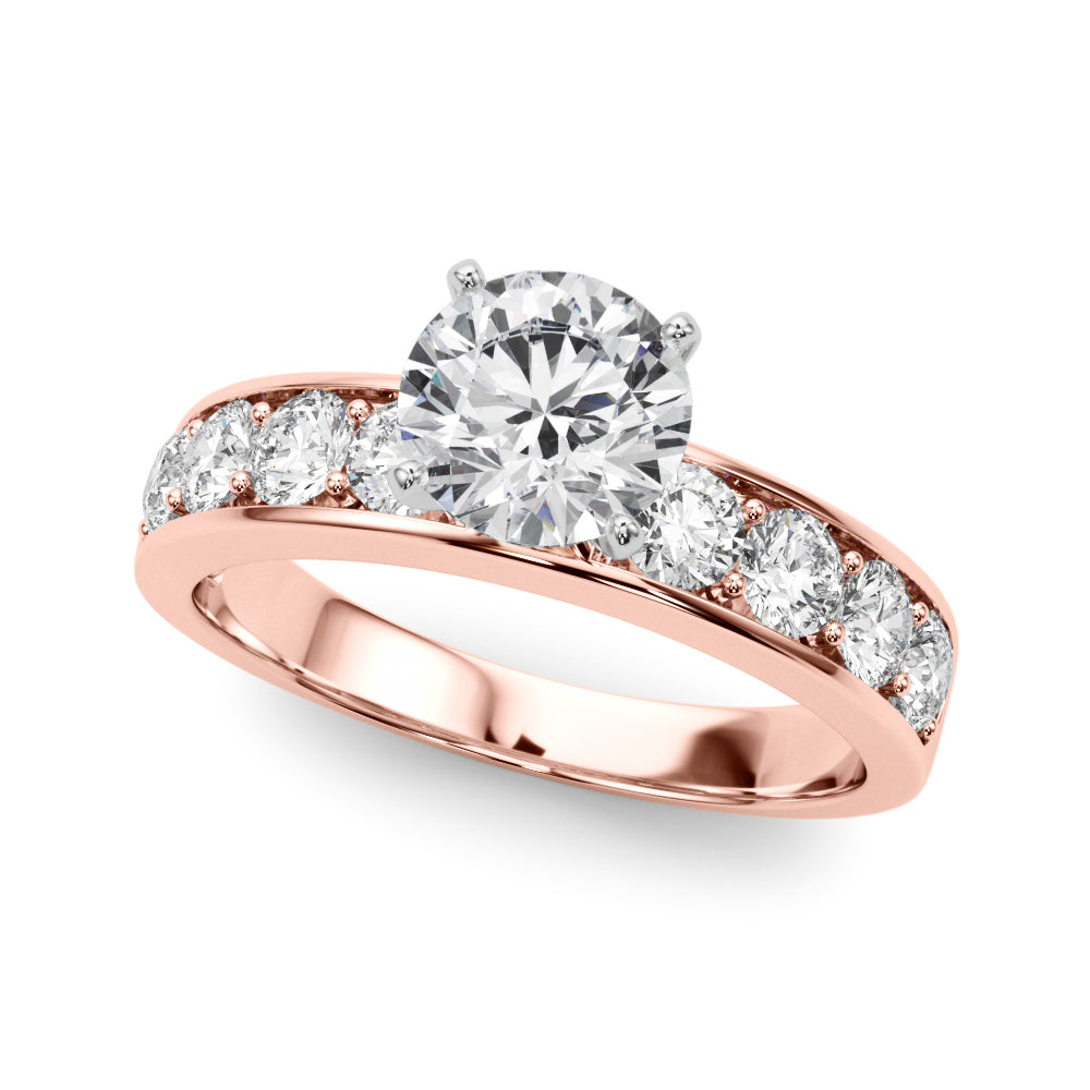 Channel-Set Diamond Engagement Ring (7/8 ct. tw.)