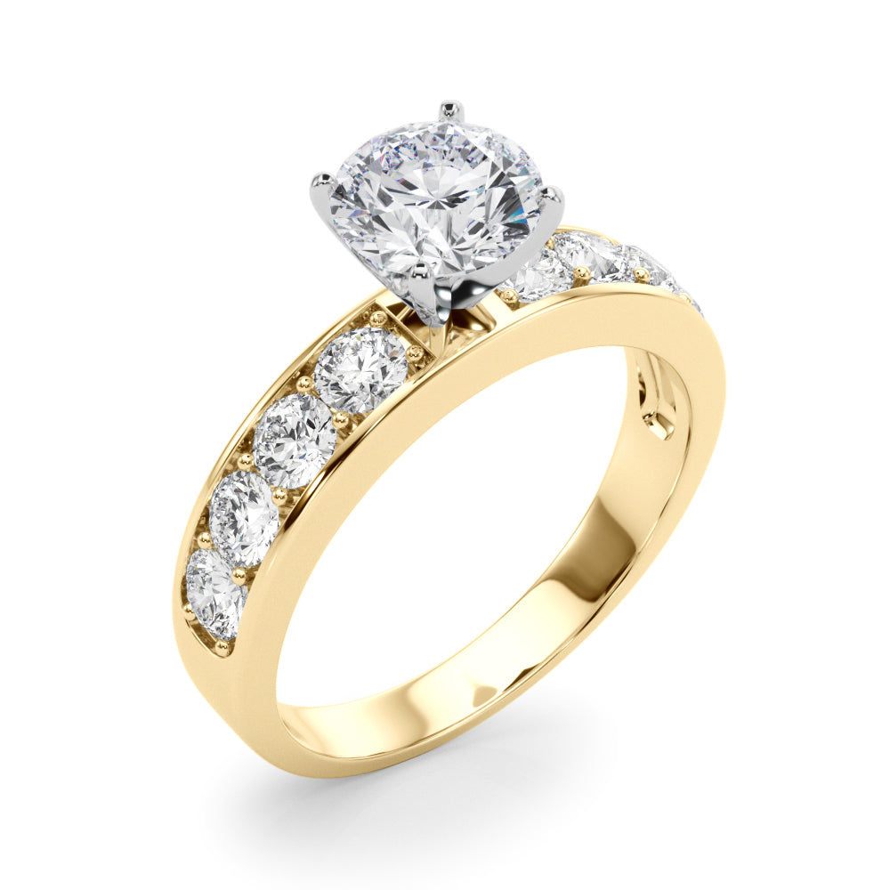 Channel-Set Diamond Engagement Ring (7/8 ct. tw.)