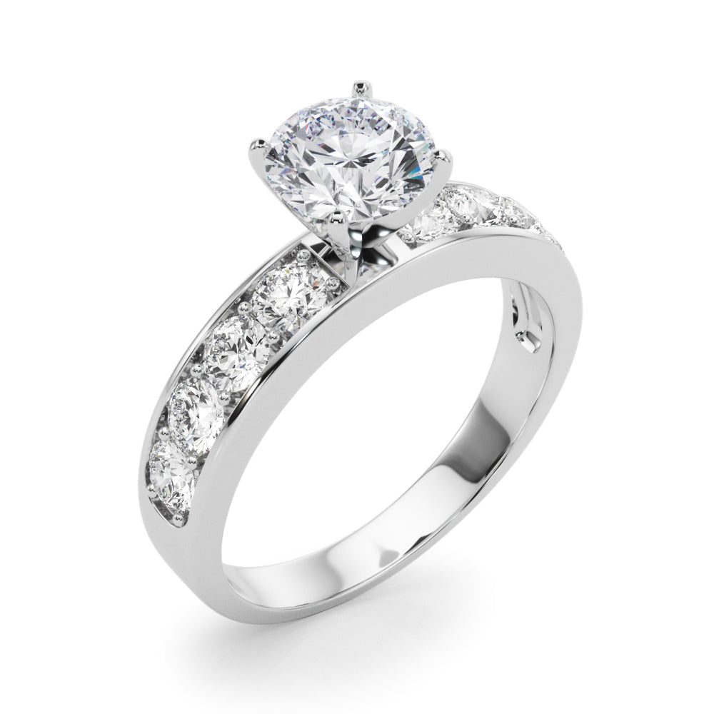 Channel-Set Diamond Engagement Ring (7/8 ct. tw.)