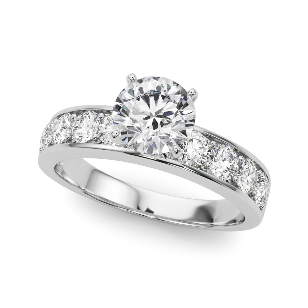 Channel-Set Diamond Engagement Ring (7/8 ct. tw.)