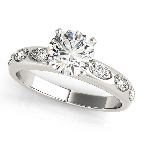Bezel-Set Diamond Engagement Ring (1/10 ct. tw.)