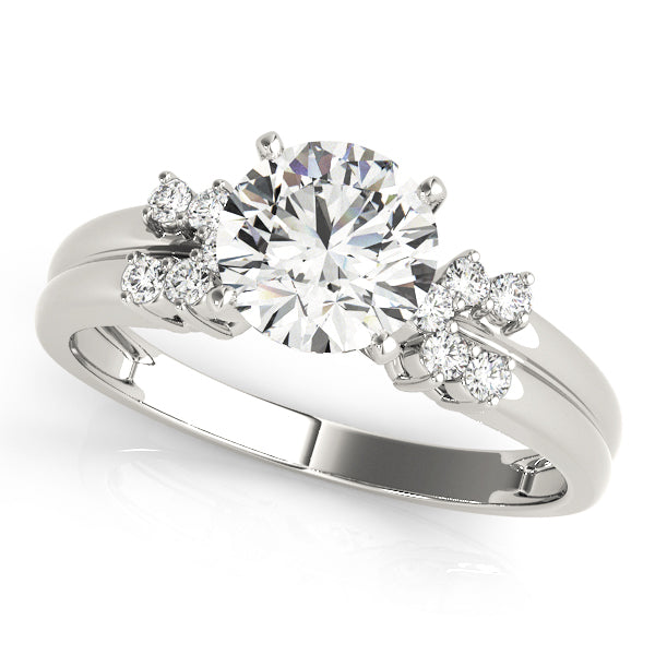 Cluster Diamond Engagement Ring (1/8 ct. tw.)