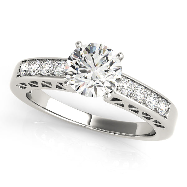 Channel-Set Diamond Engagement Ring (1/4 ct. tw.)