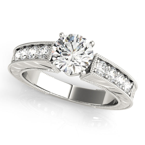 Channel-Set Diamond Engagement Ring (1/2 ct. tw.)