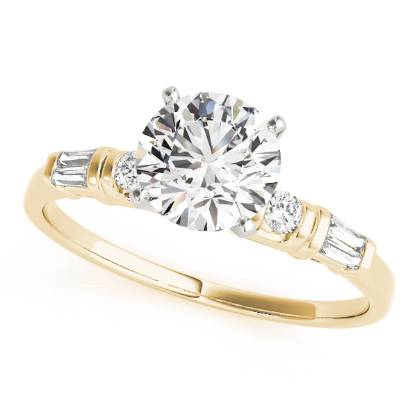 Tapered Baguette Diamond Engagement Ring (1/5 ct. tw.)