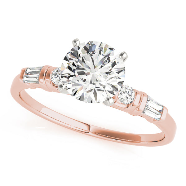 Tapered Baguette Diamond Engagement Ring (1/5 ct. tw.)