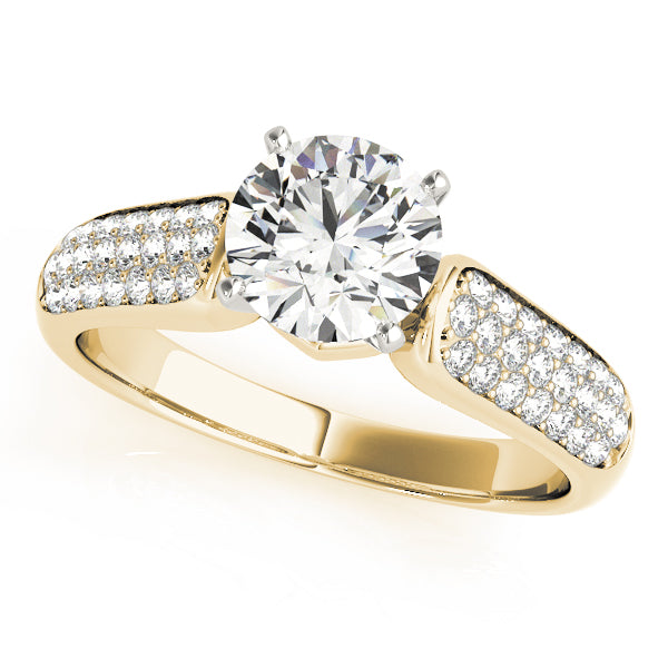 Pavé Diamond Engagement Ring (1/3 ct. tw.)