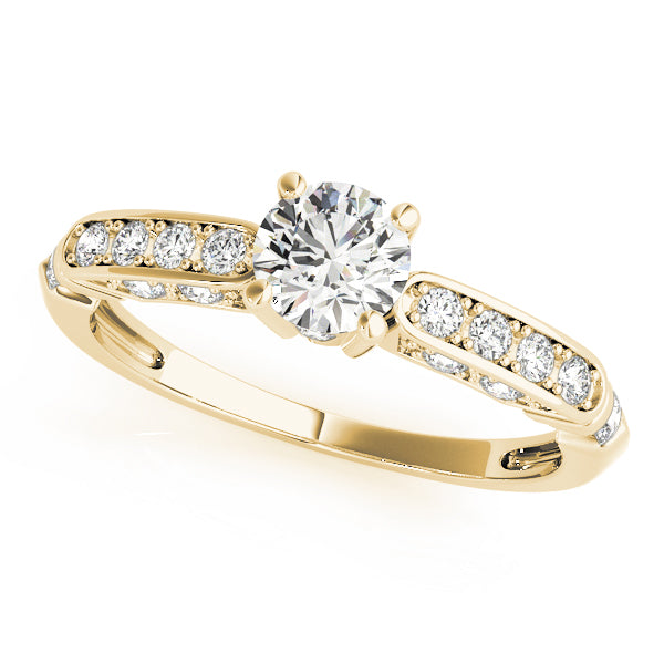 Channel-Set Diamond Engagement Ring (1/3 ct. tw.)
