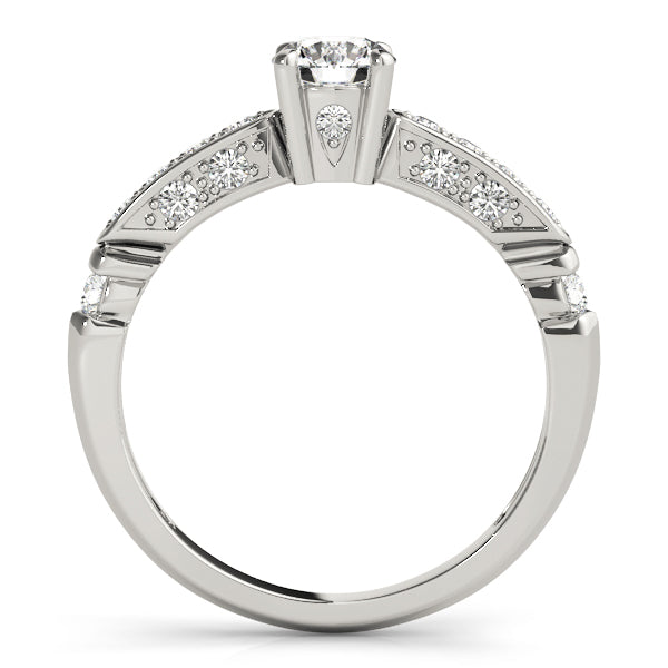 Channel-Set Diamond Engagement Ring (1/3 ct. tw.)