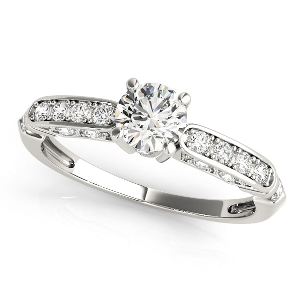 Channel-Set Diamond Engagement Ring (1/3 ct. tw.)