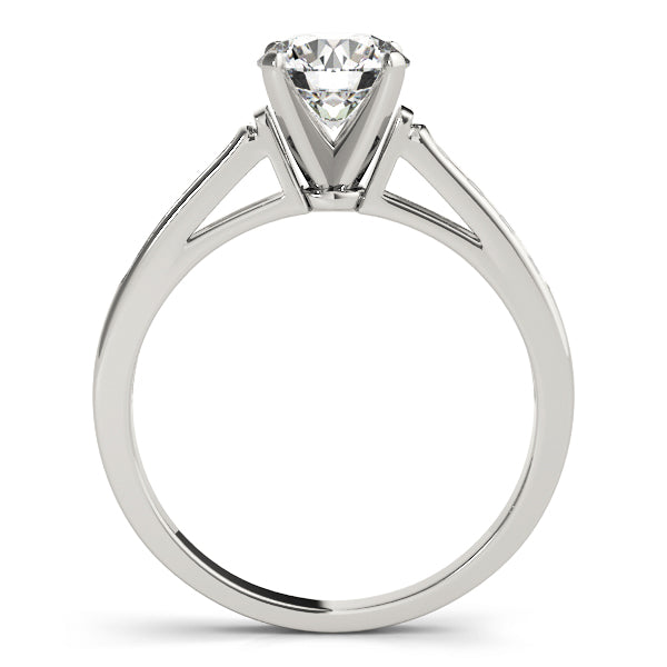 Channel-Set Diamond Engagement Ring (1/8 ct. tw.)