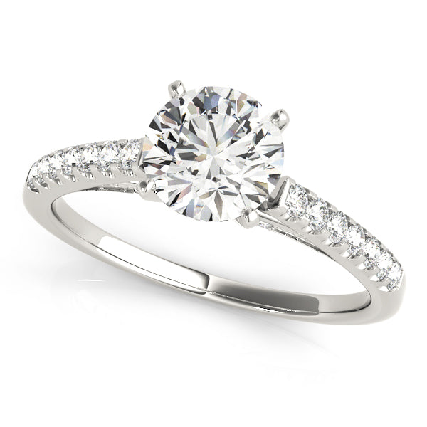 Classic Pavé Diamond Engagement Ring (1/4 ct. tw.)