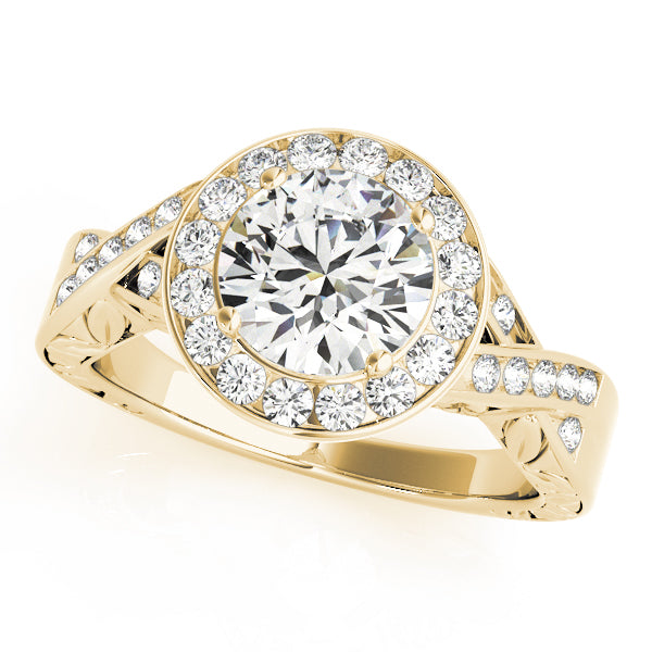 Split Shank Pavé Diamond Engagement Ring (1/5 ct. tw.)