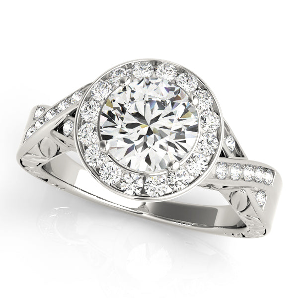 Split Shank Pavé Diamond Engagement Ring (1/5 ct. tw.)